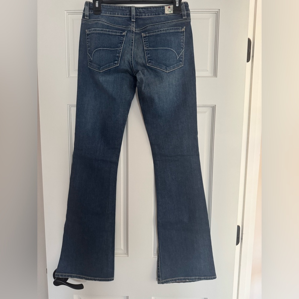 Hard Tail Indigo Wide Leg Jeans
